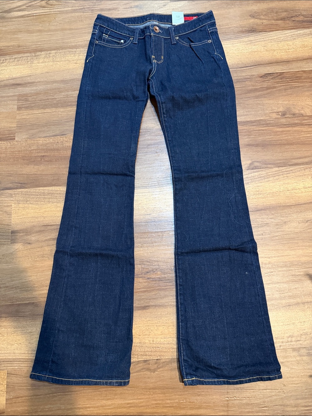 Vintage Y2K X2 Denim Laboratory Low Rise Flare Jeans Size 4 Long